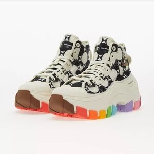 Rochas Women's Multicolor High-Top Sneakers